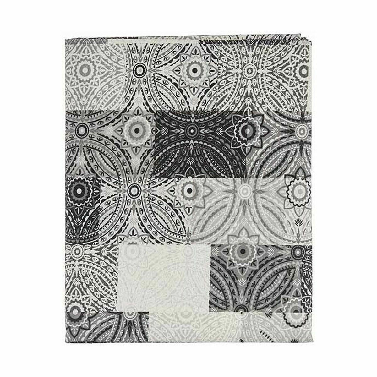 Tablecloth Thin canvas Anti-stain Tile 140 x 180 cm Grey (6 Units)