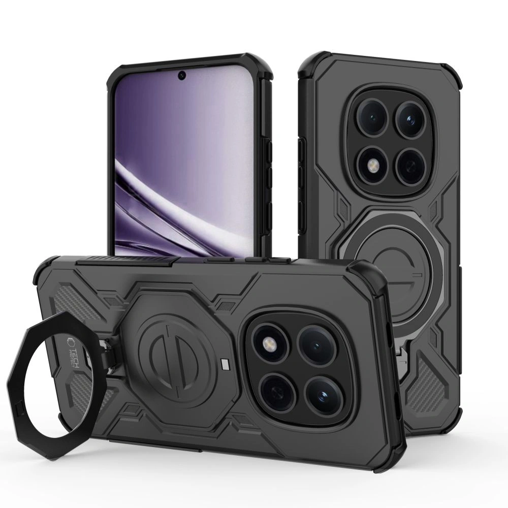 Etui Tech-Protect TacticStand MagSafe do Xiaomi Poco M8 Pro / Redmi Note 15 Pro+ Plus 5G Matte Black