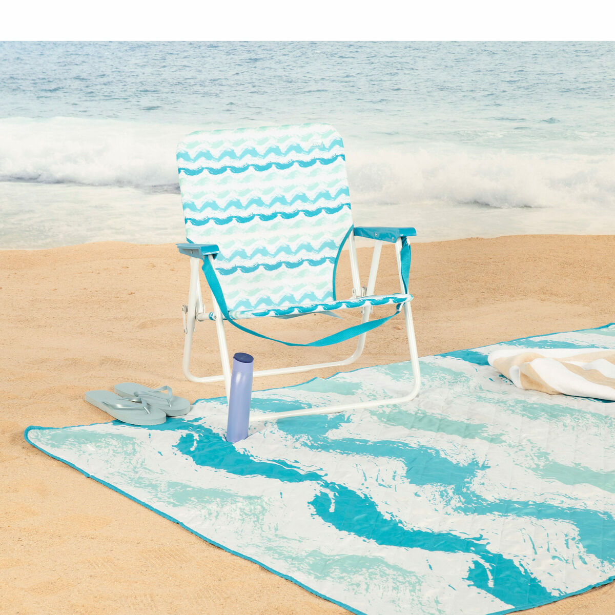 Beach Towel Aktive PEVA 200 x 1 x 150 cm (6 Units)