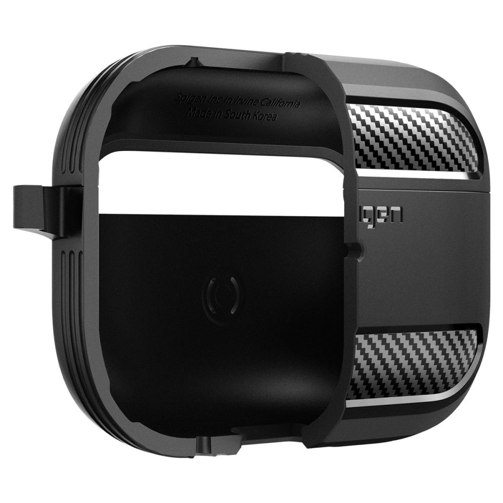 Spigen Rugged Armor Apple AirPods Pro 2/1 Matte Black