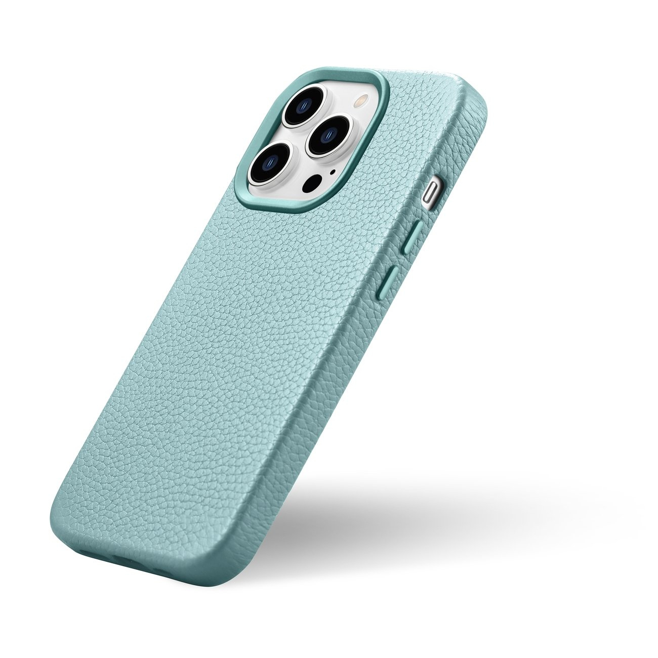 iCarer Litchi Premium Leather MagSafe Apple iPhone 14 Pro green