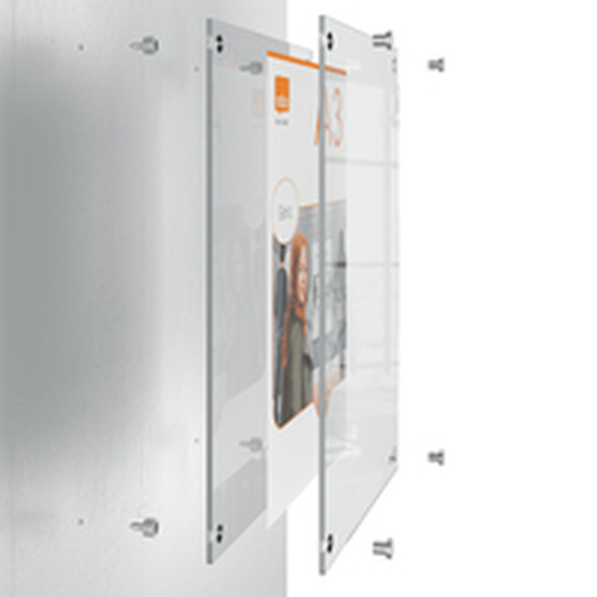 Whiteboard Nobo Transparent Acrylic
