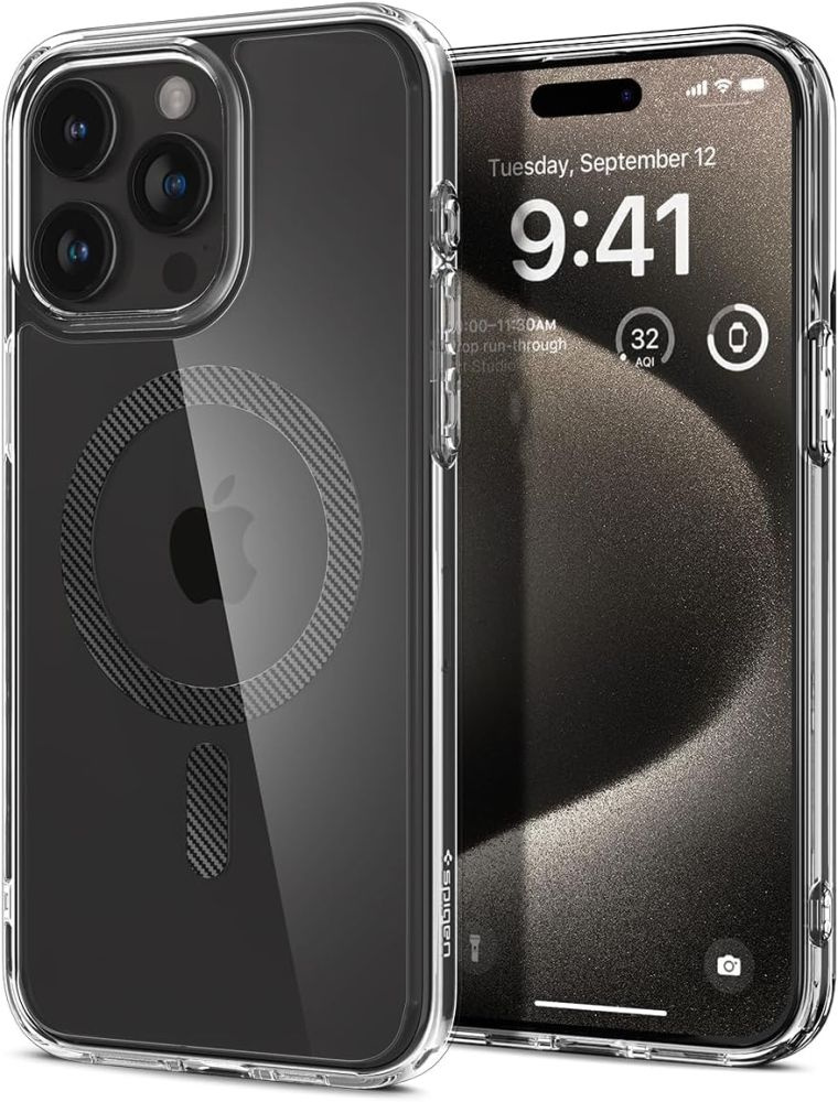 Spigen Ultra Hybrid Mag MagSafe Apple iPhone 15 Pro Carbon Fiber