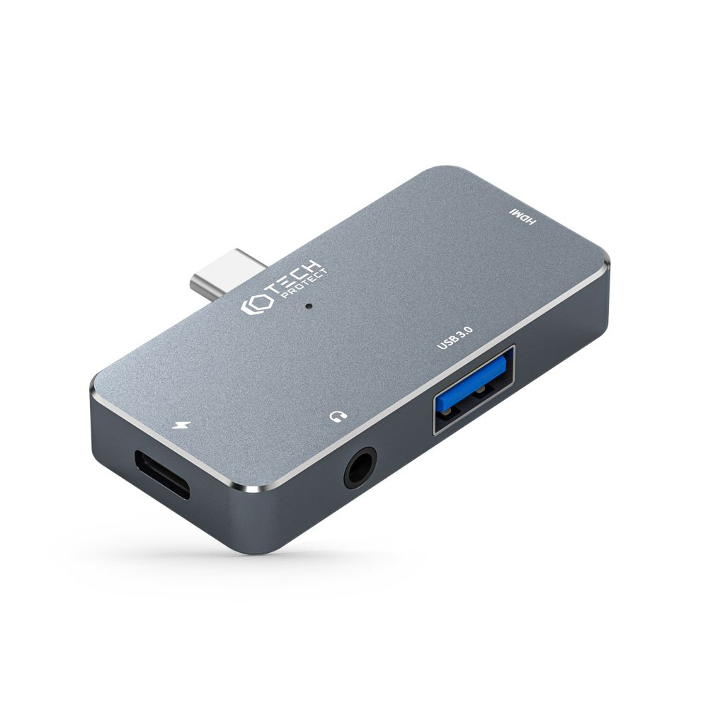 Tech-protect V6 hub 4in1 Grey