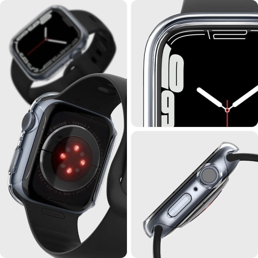 Etui Spigen Thin Fit Apple Watch 7 (45mm) Crystal Clear