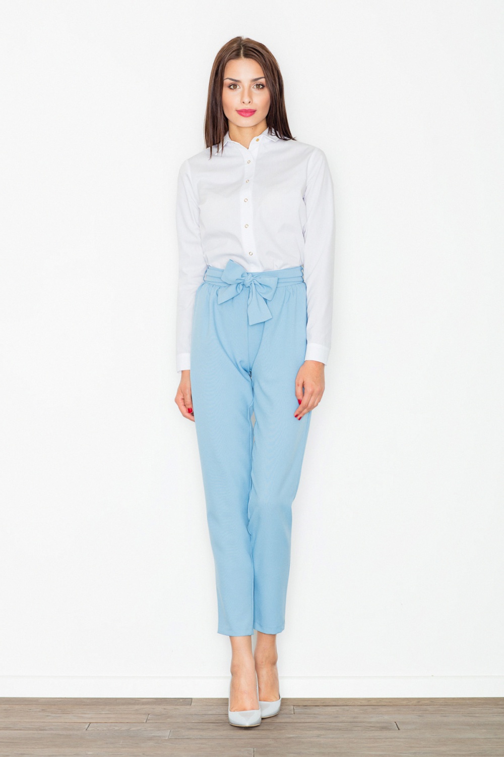  Women trousers model 77115 Figl  blue