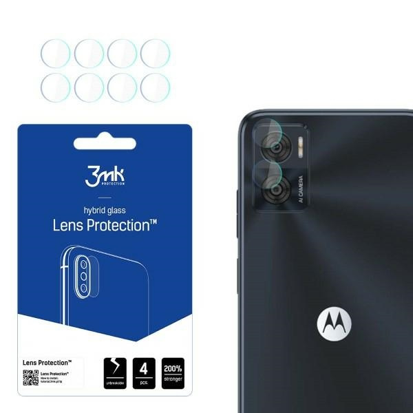 3MK Lens Protect Motorola Moto E22 [4 PACK]