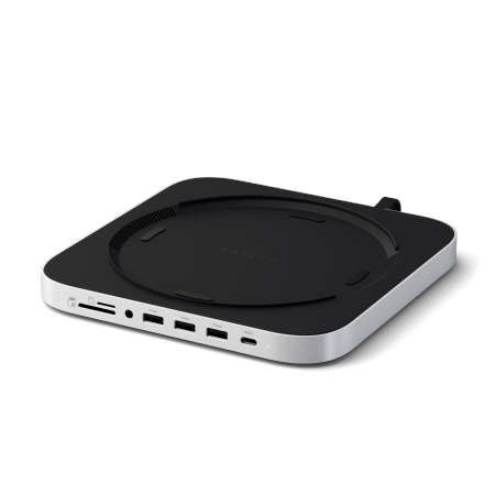 Satechi Stand & Hub Apple Mac Mini / Studio 2x USB-A 3.0, USB-A 3.2, USB-C 3.2, jack 3.5mm, micro/SD, NVMe M.2