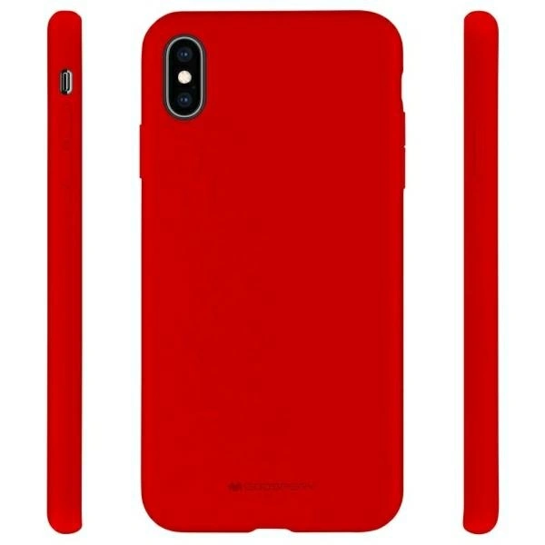 Etui Mercury Silicone do Samsung Galaxy A04s czerwony