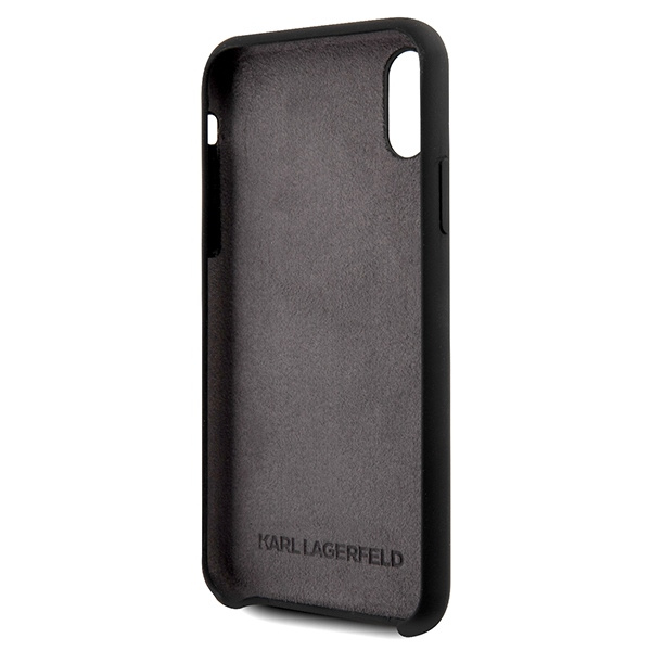 Karl Lagerfeld KLHCPXBHWHBK Apple iPhone XS/X hardcase black Glossy Bauhaus