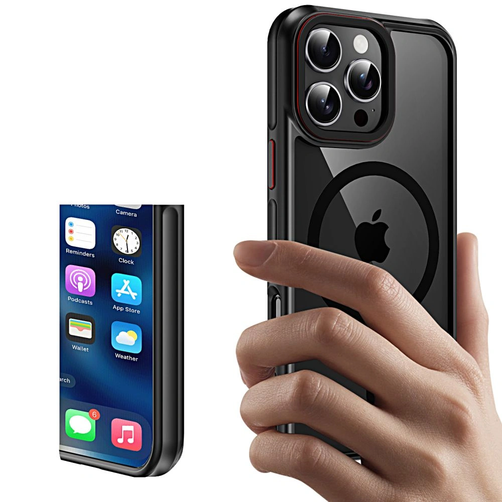 Tech-Protect MagHybrid MagSafe Apple iPhone 16 Pro Max Black/red
