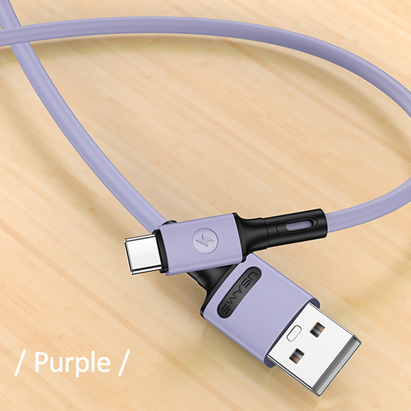 USAMS Cable U52 USB-C 2A Fast Charge 1m purple SJ436USB04 (US-SJ436)