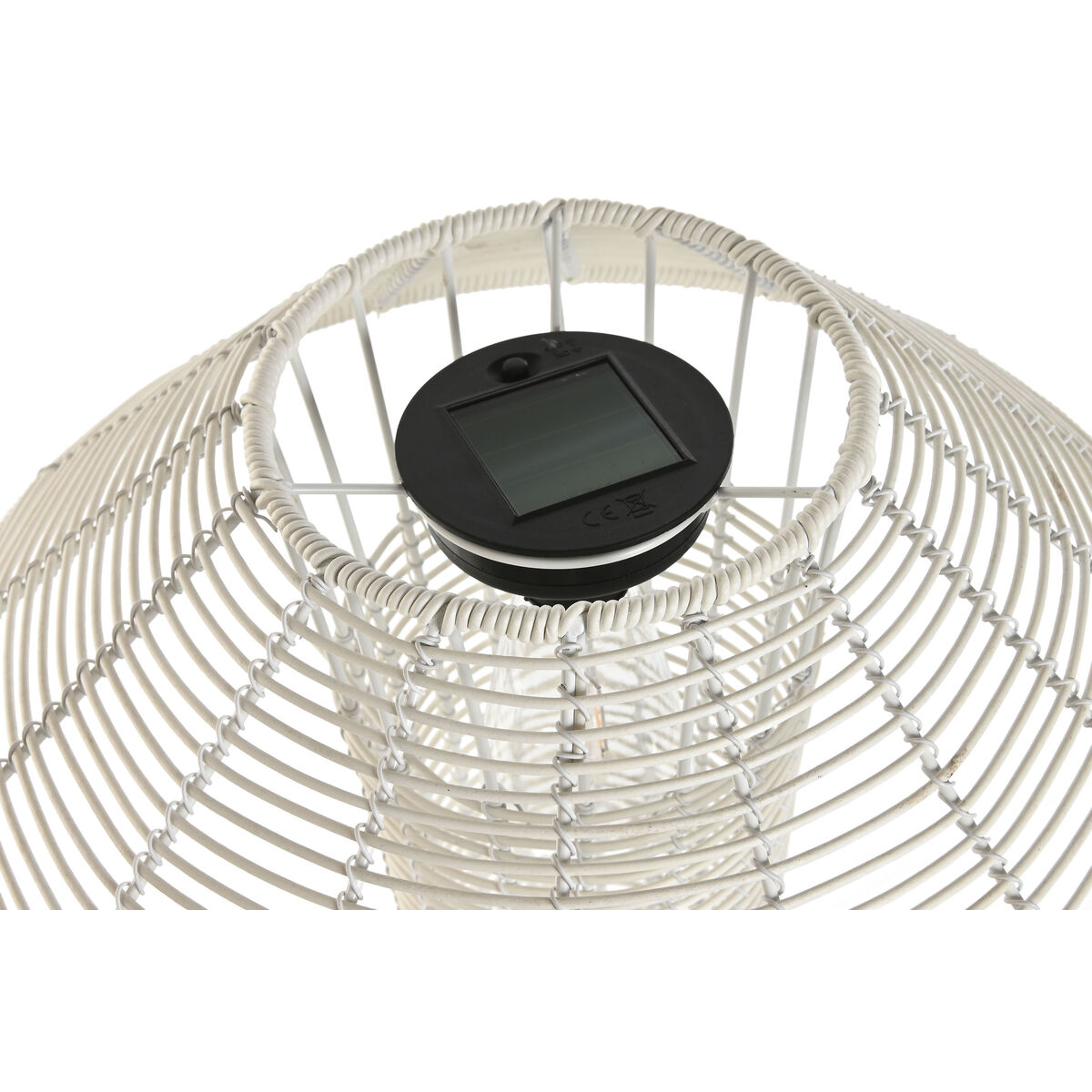 Solar lamp Home ESPRIT White 35 x 35 x 76 cm