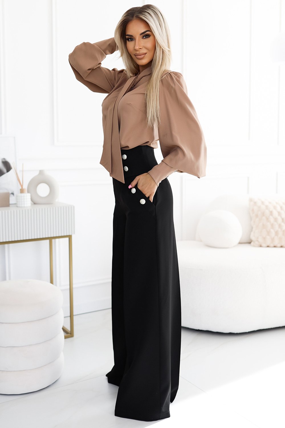  Trousers model 204444 Numoco  black