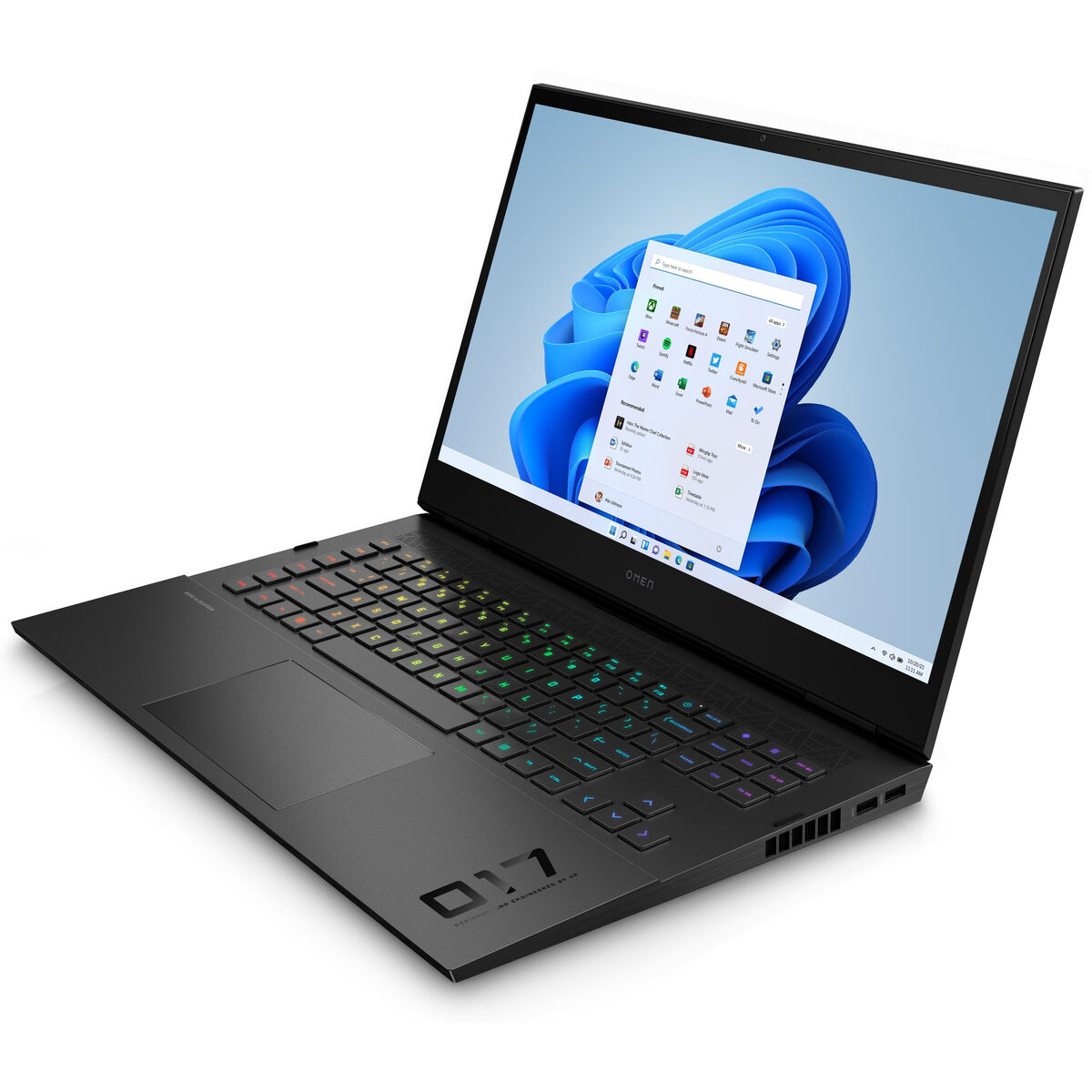 Notebook HP OMEN 17-ck2001ns 32 GB RAM NVIDIA GeForce RTX 4080 Intel Core i7-13700HX Qwerty Hiszpańska 17,3" 1 TB SSD