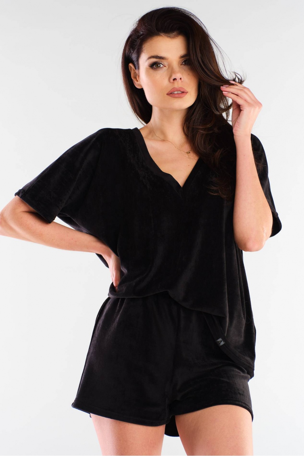 Shorts model 154793 awama schwarz Damen