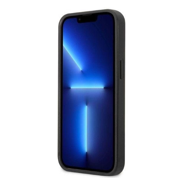 Karl Lagerfeld KLHCP13SPMNIKBL Apple iPhone 13 mini hardcase blue Monogram Ikonik Patch