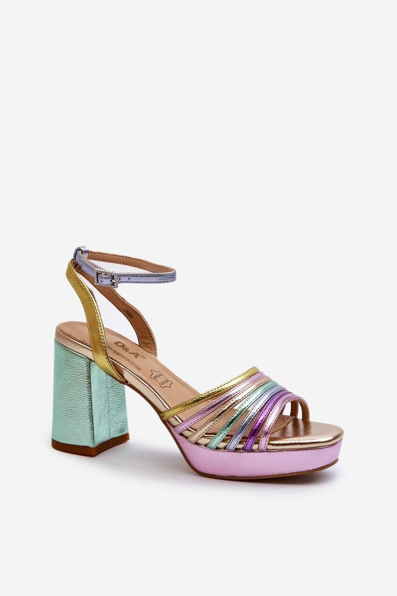  Heel sandals model 196965 Step in style  multicolor