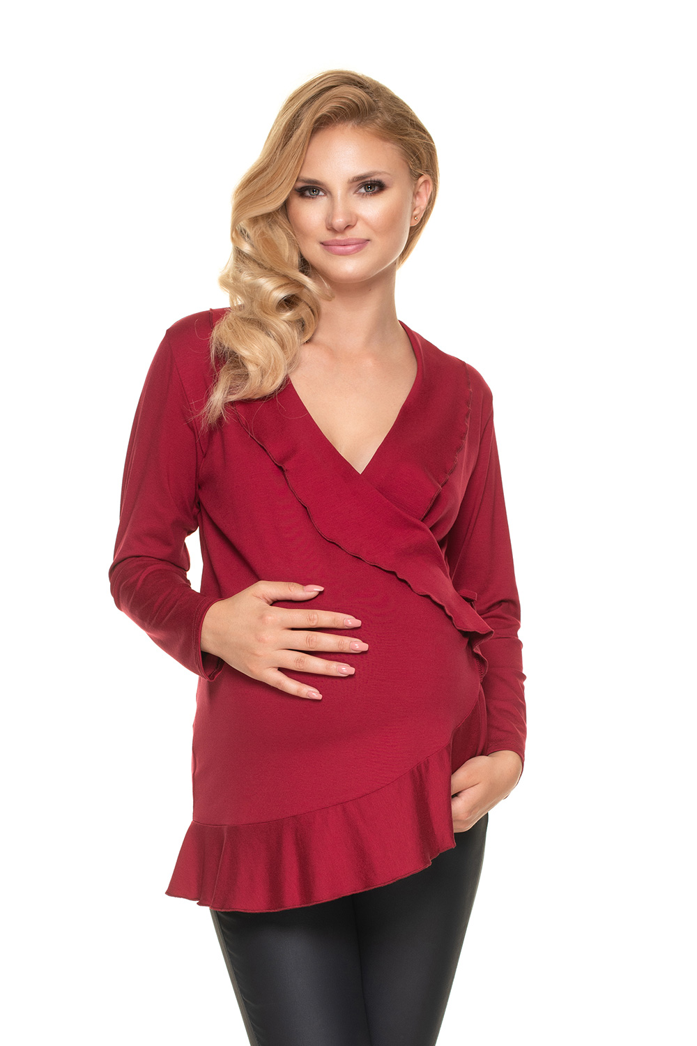  Blouse model 157822 PeeKaBoo  red