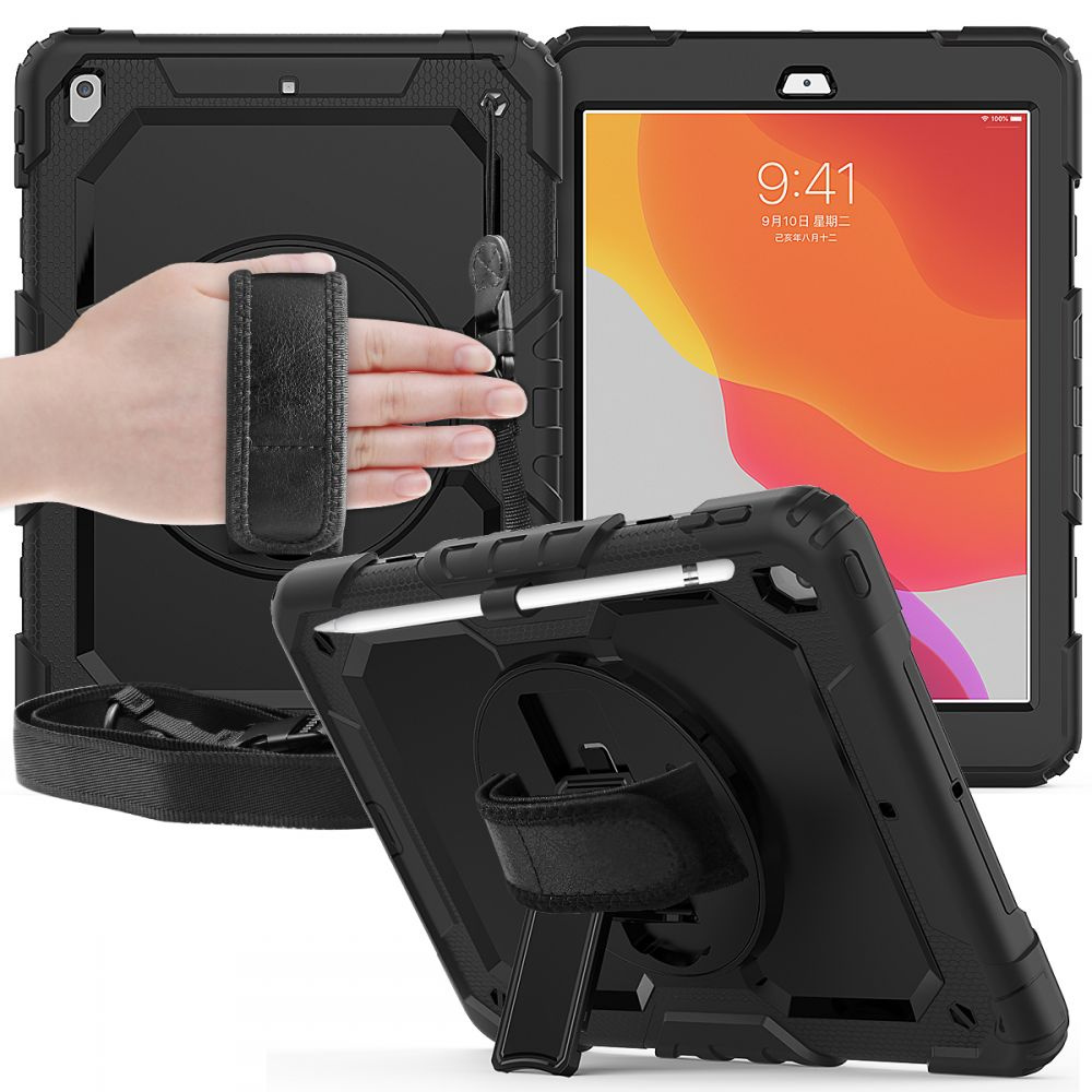 Tech-protect Solid360 Apple iPad 10.2 2019/2020 7/8 Gen Black