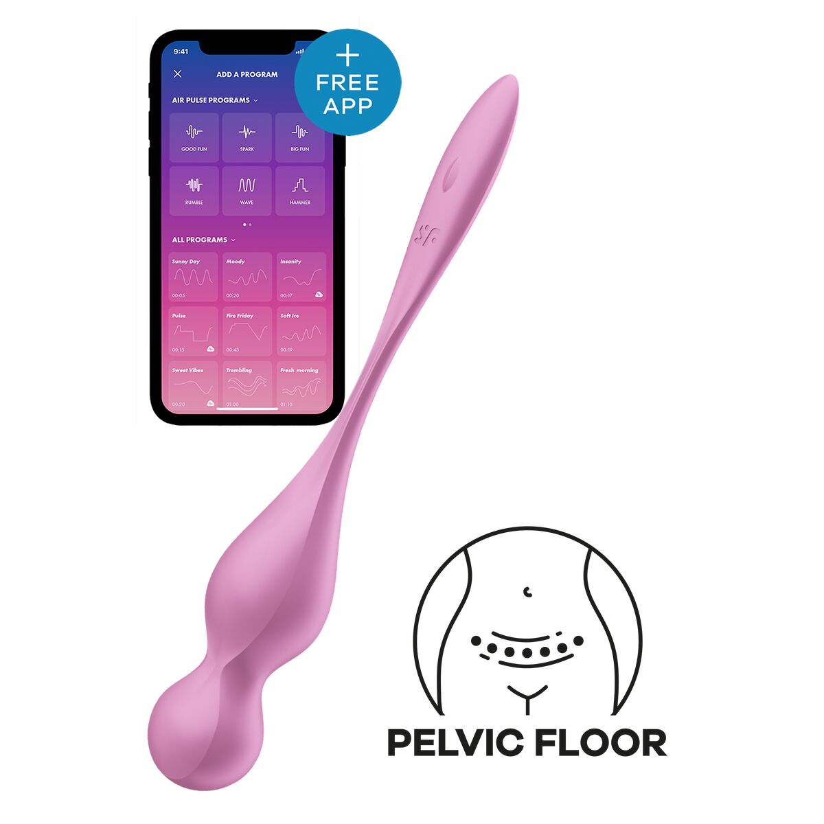 Pelvic Floor Exerciser Satisfyer Silicone