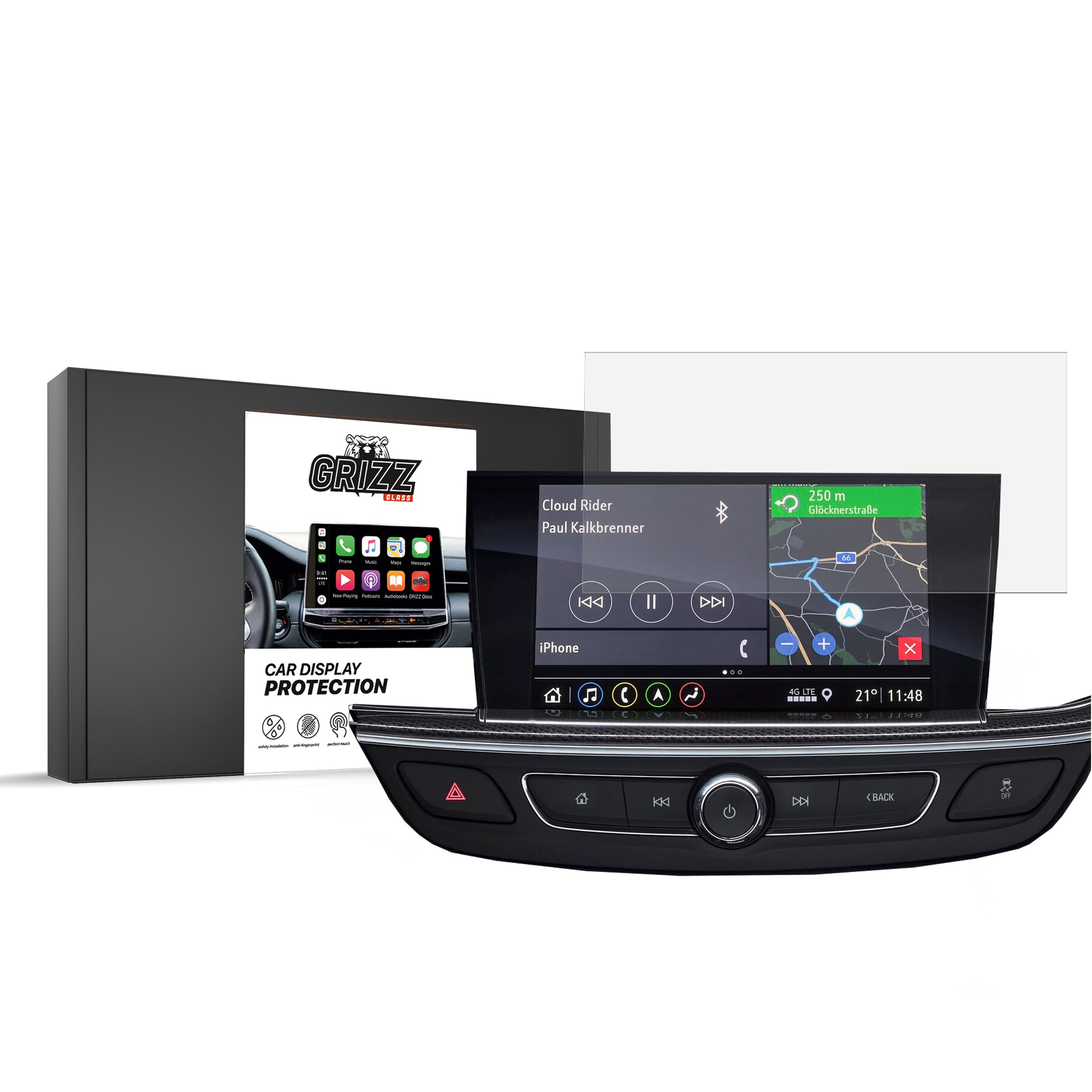 GrizzGlass CarDisplay Protection Opel Insignia B 2018