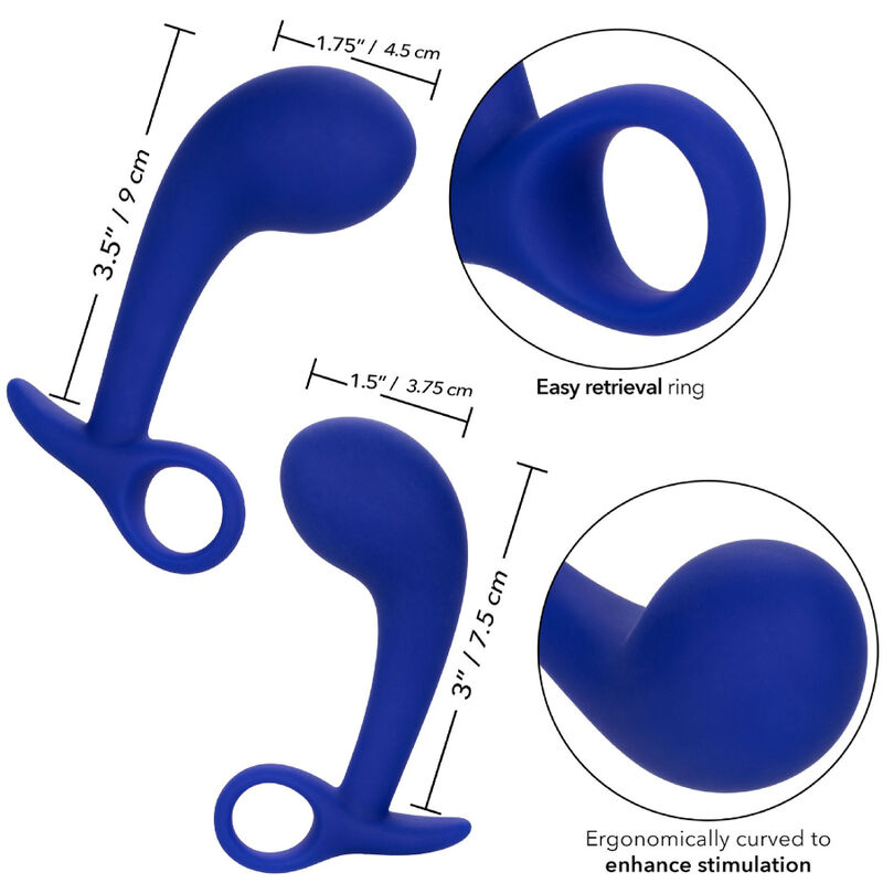 ADMIRAL - SET 2 ANAL PLUG BLUE
