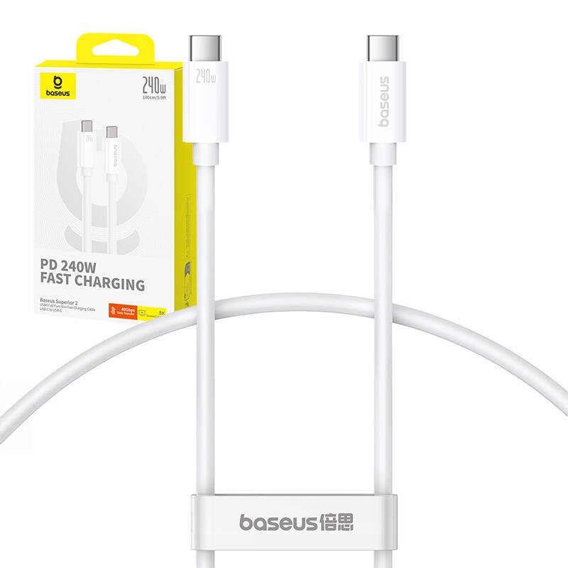 Baseus Superior 2 USB-C / USB-C cable 240W 1.8m white