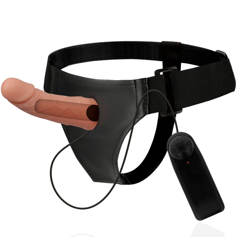HARNESS ATTRACTION - RNES HOLLOW FRAMES WITH VIBRATOR 15 X 5 CM