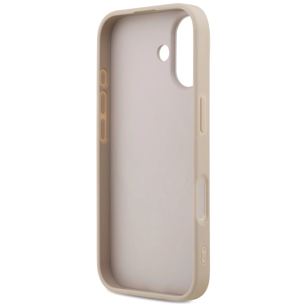 Etui Guess 4G Ring Classic Logo MagSafe do Apple iPhone 17 różowy