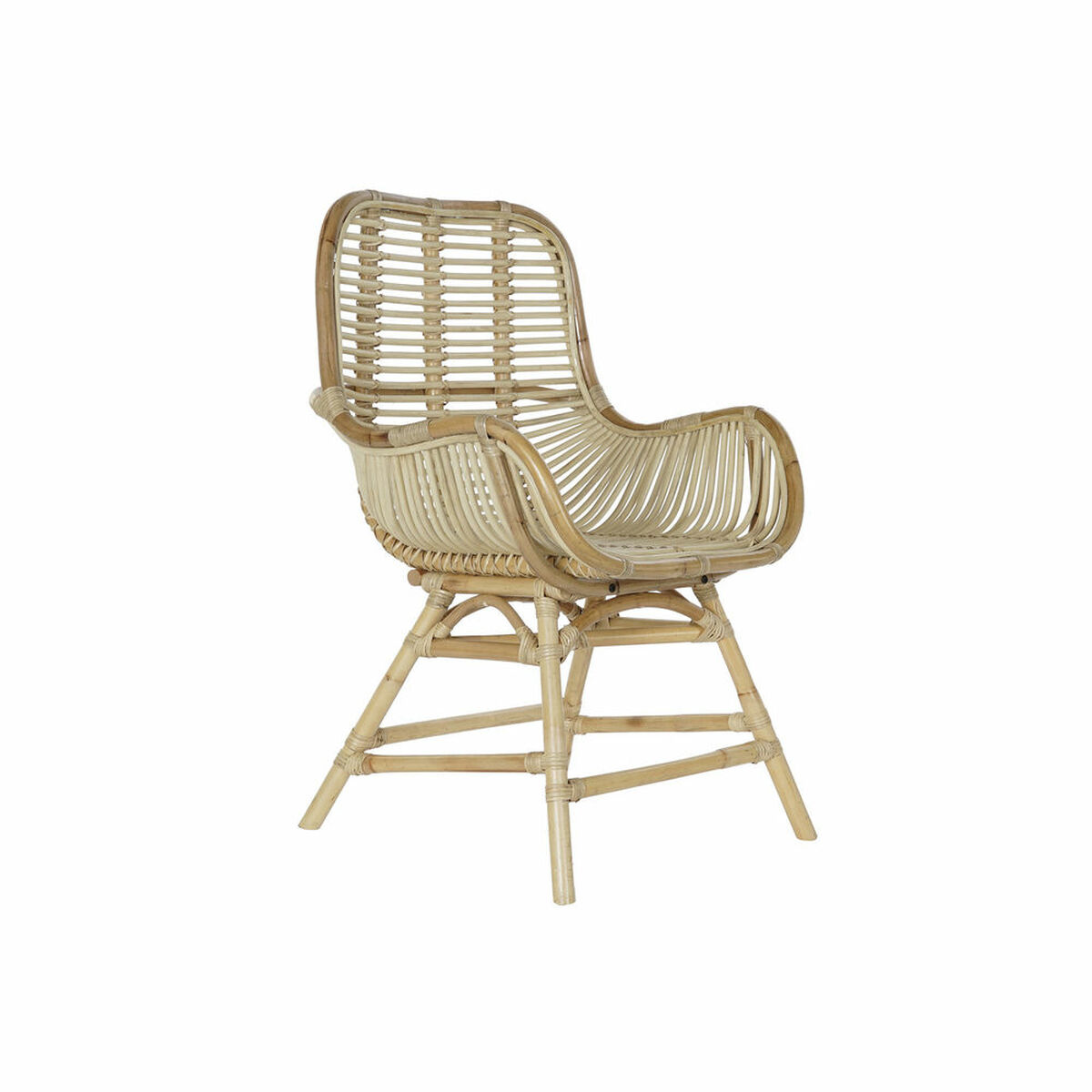 Garden chair DKD Home Decor Rattan (61 x 58 x 92 cm)