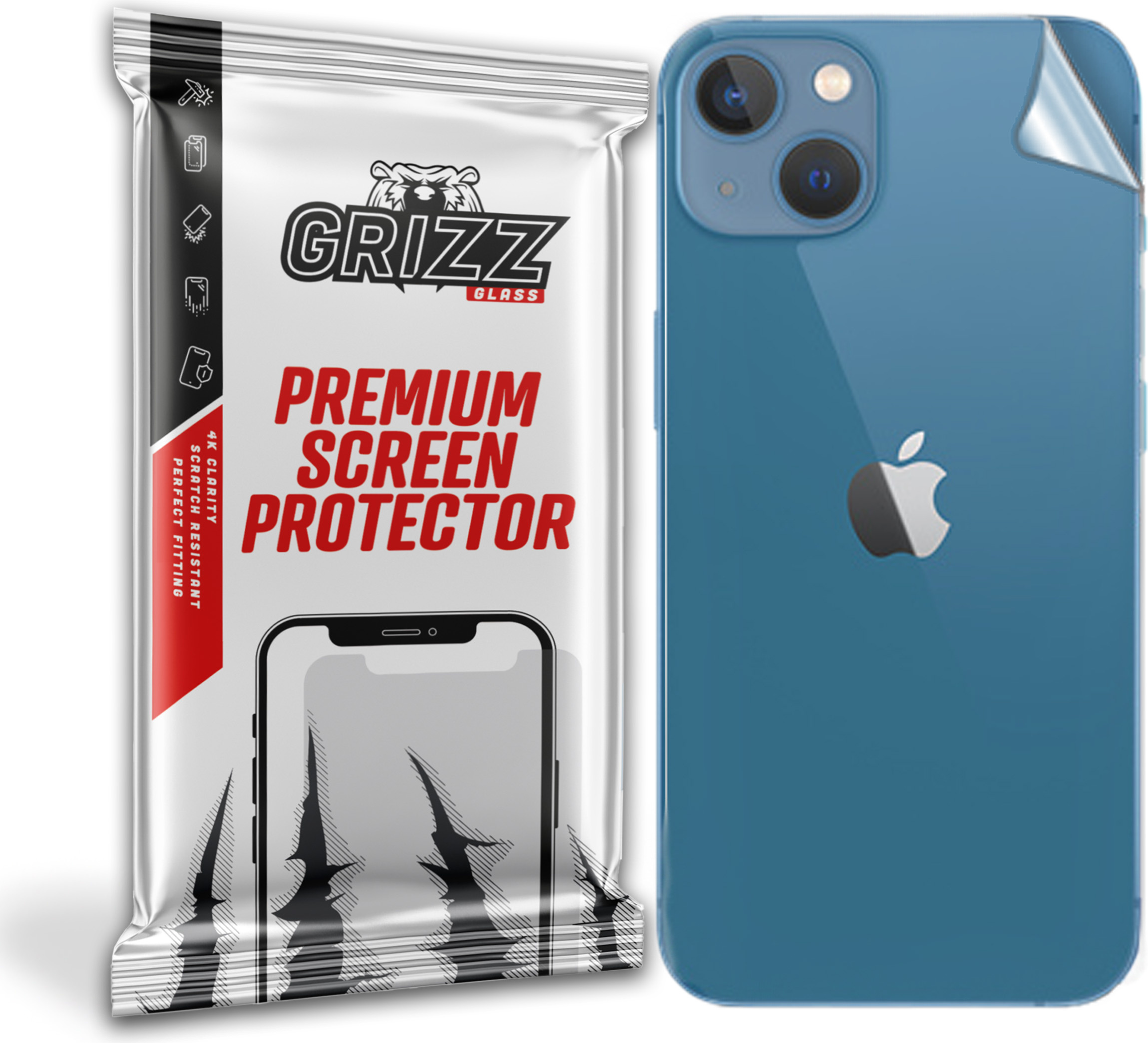 GrizzGlass SatinSkin Apple iPhone 13