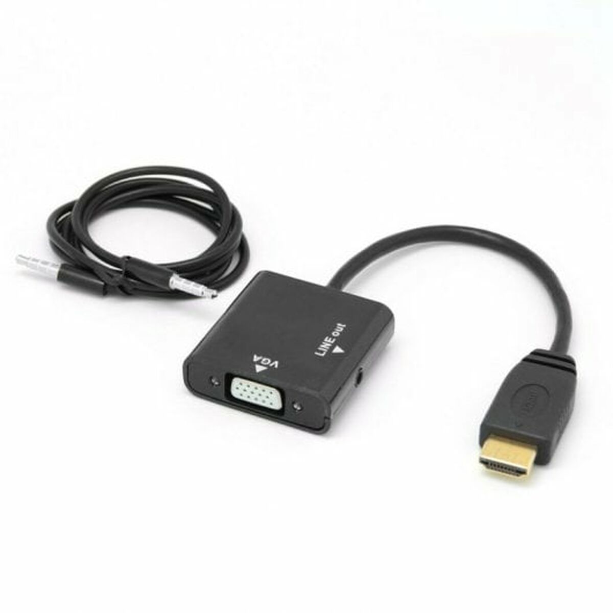 Current Adaptor PcCom Essential HDMI VGA Jack 3.5 mm
