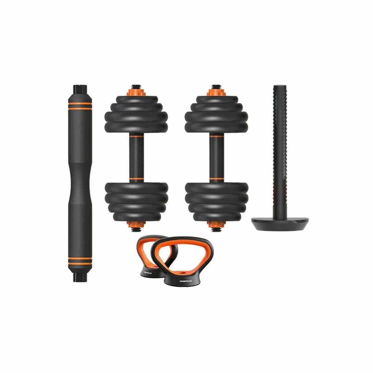 Zestaw rosyjskich obciążników i hantli Xiaomi ORMANC40 40 kg Wielokolorowy Zestaw rosyjskich obciążników i hantli Xiaomi ORMANC40 40 kg Wielokolorowy