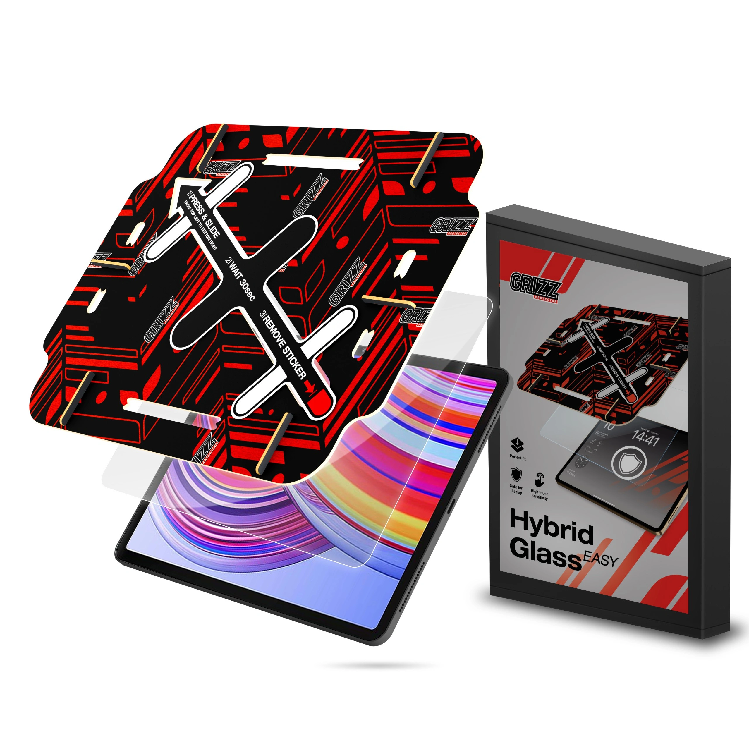Hybrid Glass GrizzGlass HybridGlass Easy for Xiaomi Redmi Pad Pro