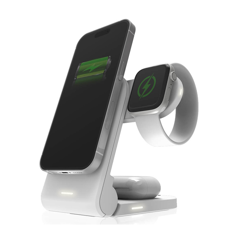 STM ChargeTree MAG 3-in-1 MagSafe wireless charger (white)