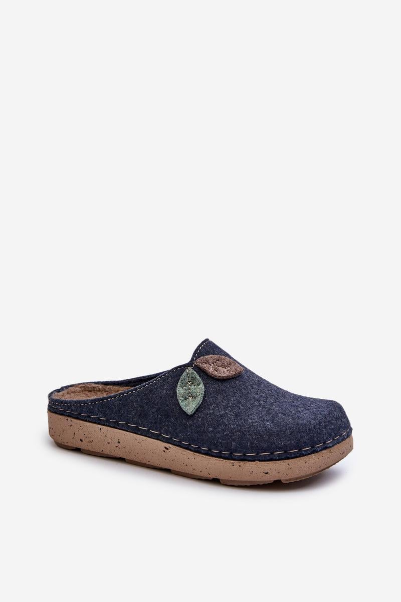  Slippers model 197411 Step in style  navy blue