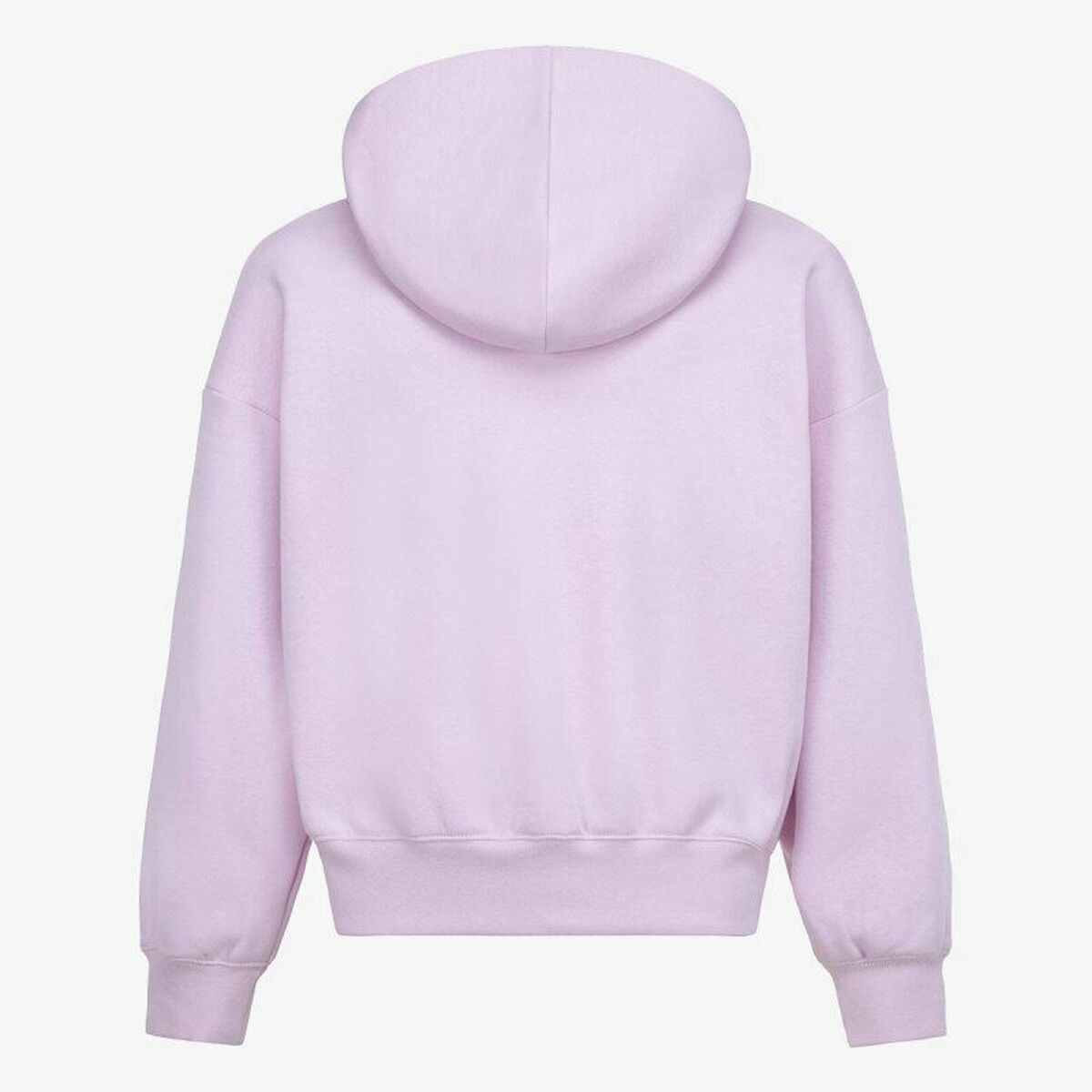 Hooded Sweatshirt for Girls Jordan Icon Play White Lavendar