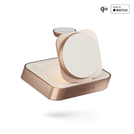 ZENS Nightstand Charger Pro 2 Qi2 15W MagSafe wireless charger (copper)