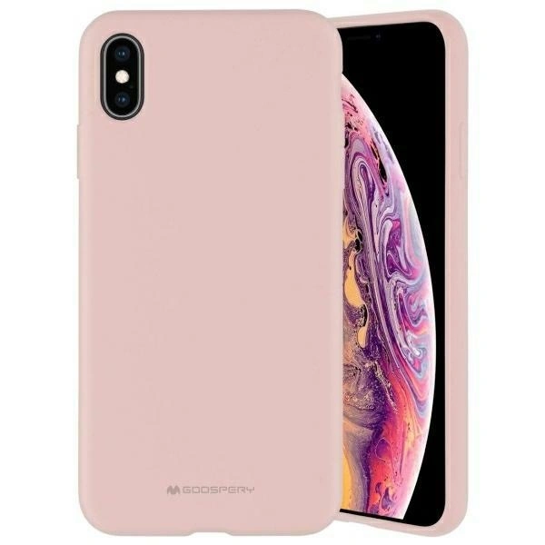 Etui Mercury Silicone do Samsung Galaxy A34 5G różowo-piaskowy