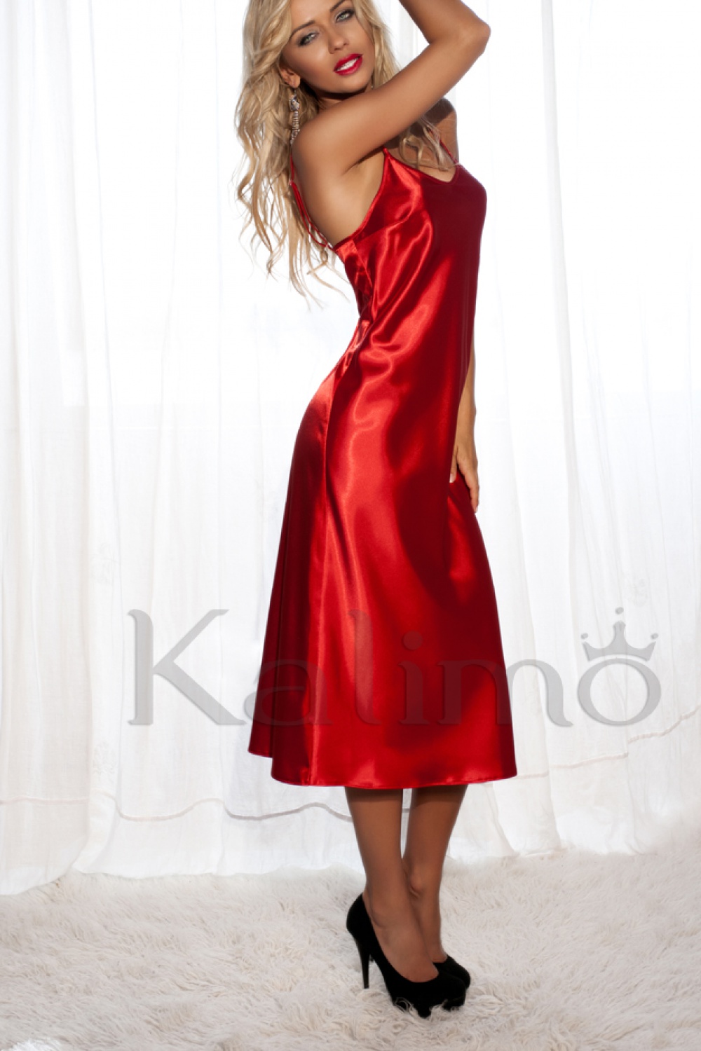 Sexy Hemdchen model 63885 Kalimo rot Damen