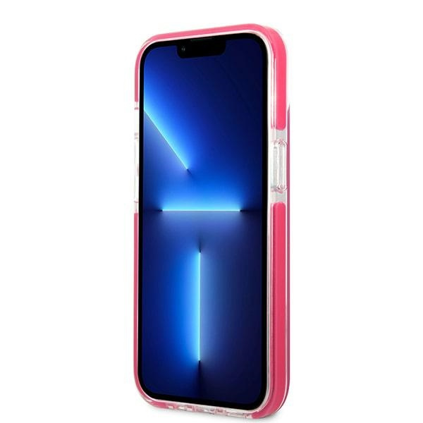 Karl Lagerfeld KLHCP13STPECPI Apple iPhone 13 mini hardcase fuschia Choupette Head