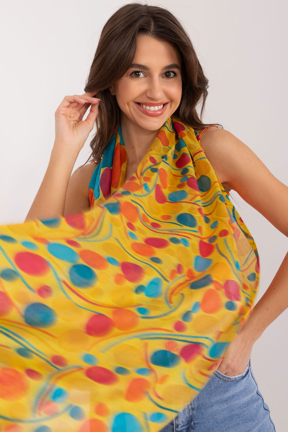  Neckerchief model 193168 AT  yellow