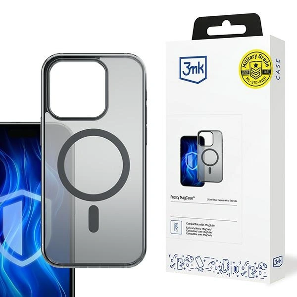 3MK Frosty MagCase Apple iPhone 14 Pro Max black