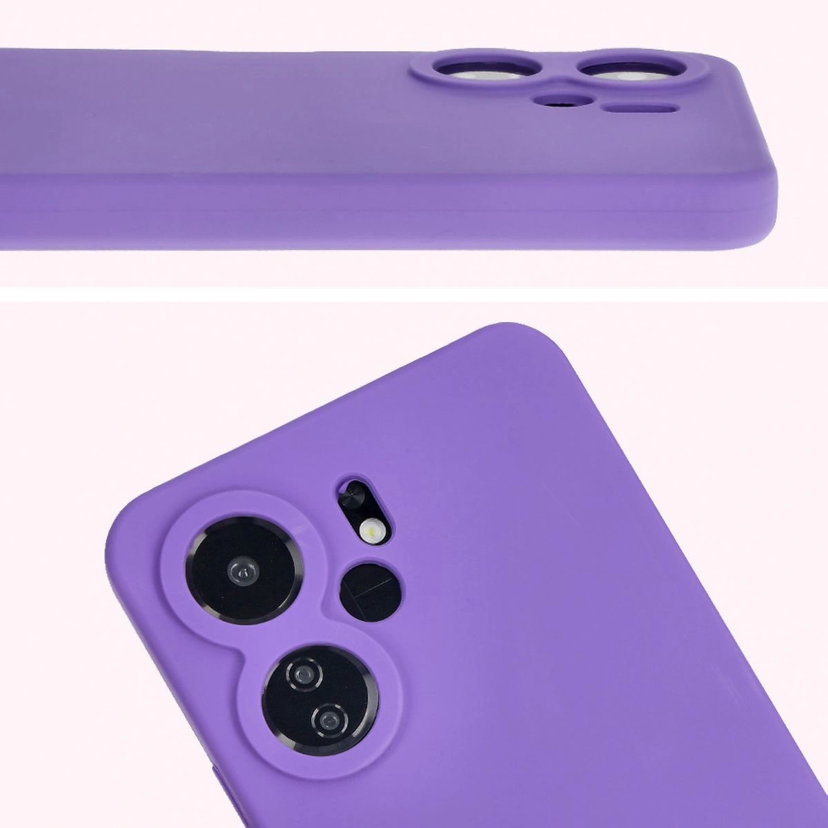 Bizon Soft Case Xiaomi Redmi 13C 4G / Xiaomi Redmi 13C 5G / Xiaomi Poco C65 purple