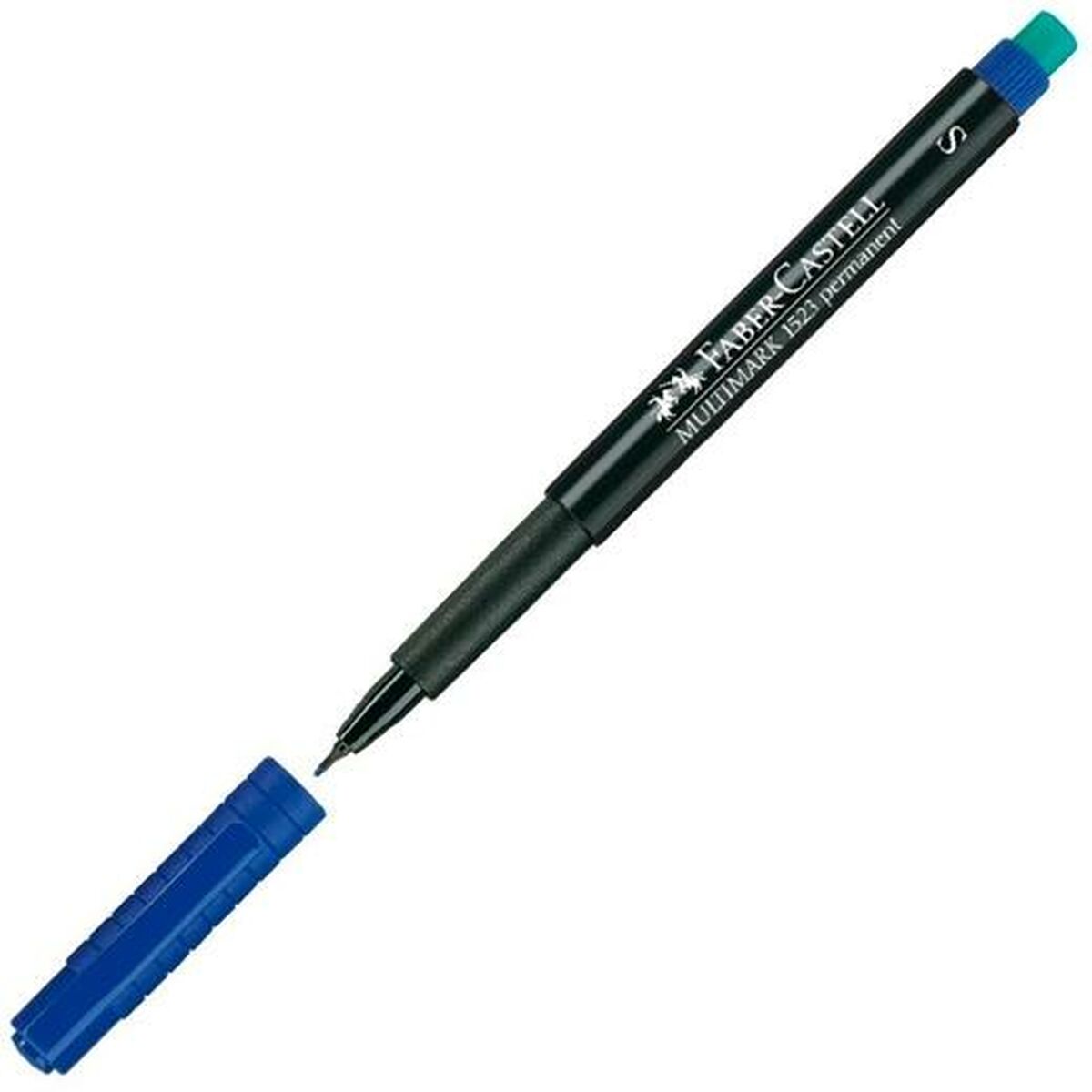 Permanent marker Faber-Castell Multimark 1523 M Blue (10Units)