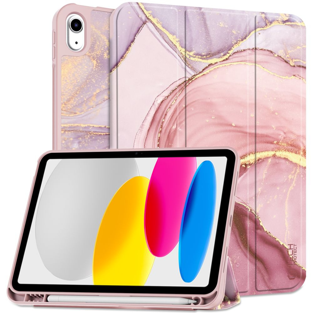 Tech-Protect SmartCase Pen Apple iPad 10.9" 2022 (10 gen) Marble