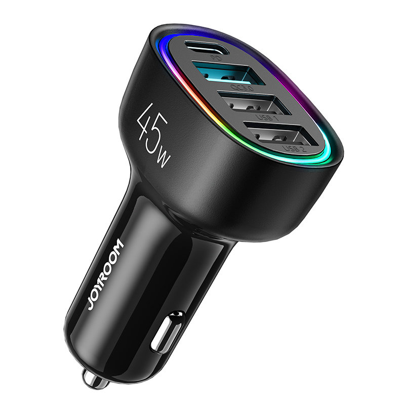 Joyroom 4 Port 45W Car Charger Black (JR-CL09)