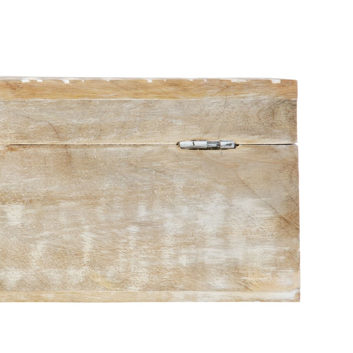 Dekorative Box 23 x 18 x 12 cm Mango-Holz (3 Stücke)