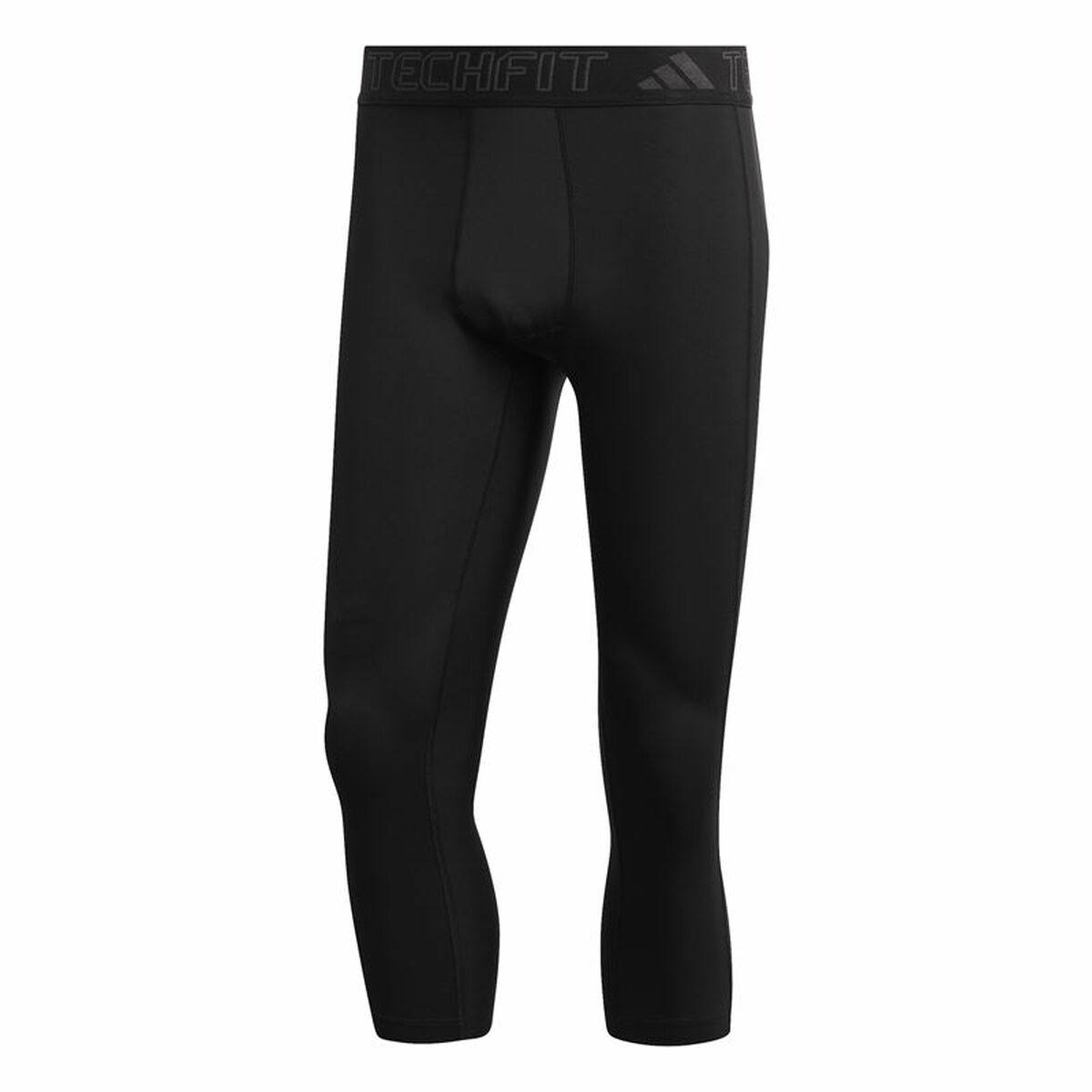 Sports Leggings for Men Adidas Tech fit 7/8 Black